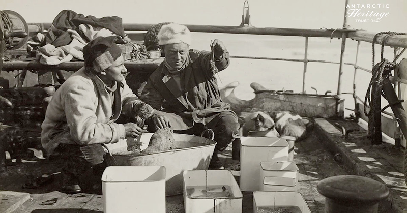 Levick en Terra Nova. Antartic Heritage
